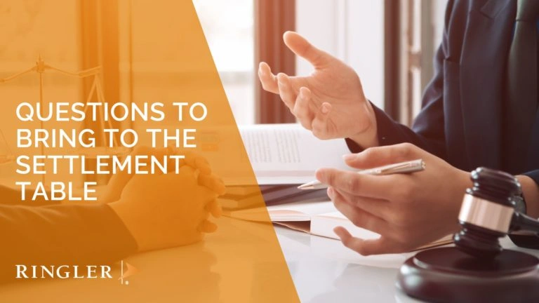Questions to Ask When Bringing a Professional to the Settlement Table